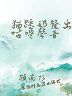 猫踩奶发出咕噜咕噜声音