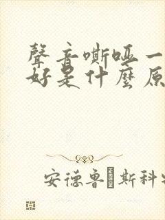 声音嘶哑一直不好是什么原因