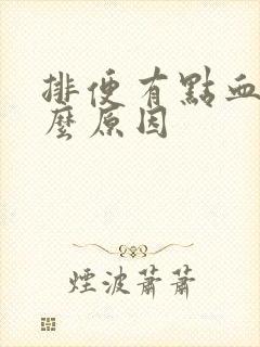 排便有点血是什么原因