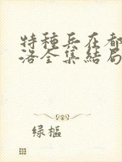 特种兵在都市杨洛全集结局txt