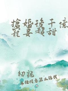 抢婚后千亿总裁宠妻超甜