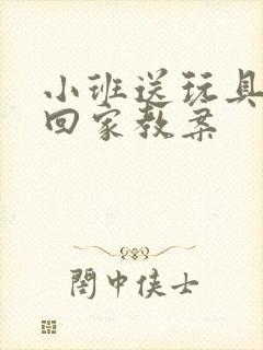 小班送玩具宝宝回家教案