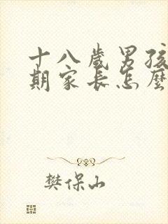 十八岁男孩叛逆期家长怎么办