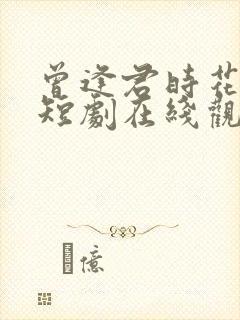 曾逢君时花照眼短剧在线观看