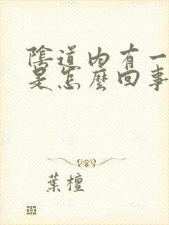 阴道内有一个包是怎么回事