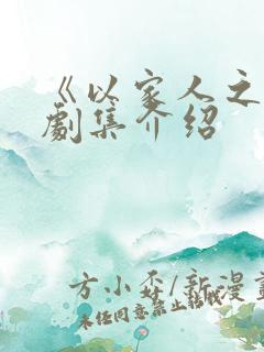 《以家人之名》剧集介绍