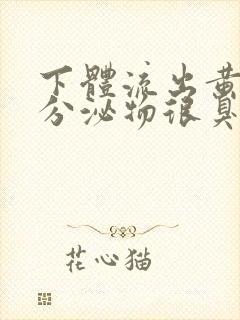 下体流出黄绿色分泌物很臭