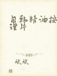 目韩精油按摩伦理片