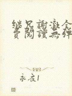 继兄谢澈全文免费阅读无弹窗