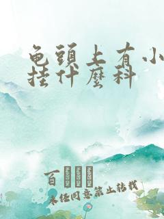 龟头上有小肉粒挂什么科