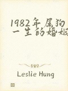 1982年属狗一生的婚姻状况