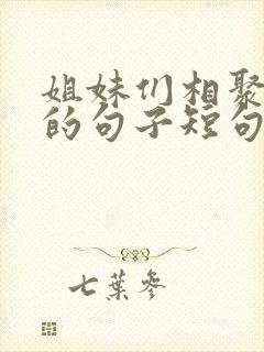 姐妹们相聚开心的句子短句