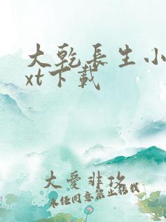 大乾长生小说txt下载