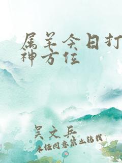 属羊今日打牌财神方位