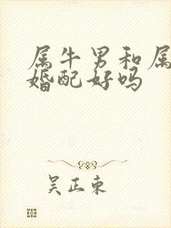 属牛男和属龙女婚配好吗