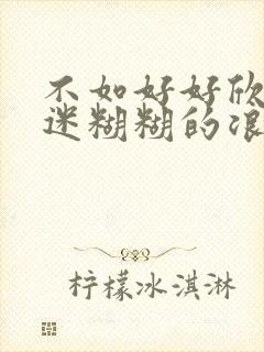 不如好好欣赏迷迷糊糊的浪漫是什么歌