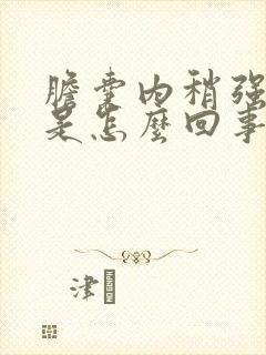 胆囊内稍强回声是怎么回事