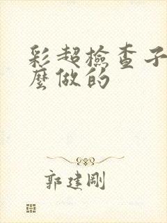 彩超检查子宫怎么做的