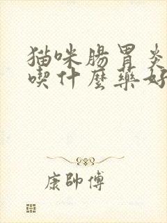 猫咪肠胃炎呕吐吃什么药好