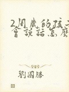 2周岁的孩子不会说话怎么办