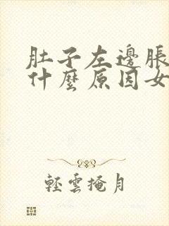 肚子左边胀疼是什么原因女性