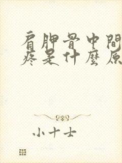 肩胛骨中间后背疼是什么原因引起的