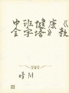 中班健康《食物金字塔》教案反思