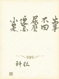 小便尿不出有血是怎么回事