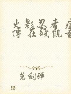 火影忍者 疾风传 在线观看