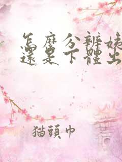 怎么分辨姨妈血还是下体出血