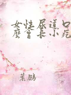 女性尿道口里怎么会长小疙瘩