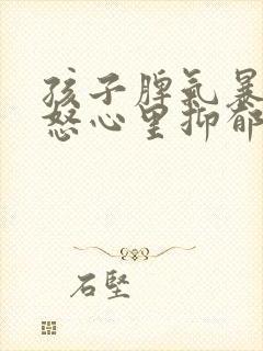 孩子脾气暴躁易怒心里抑郁