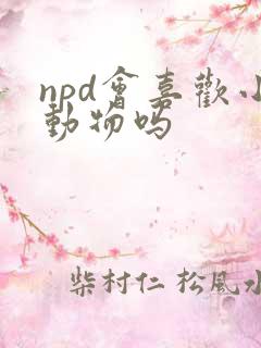 npd会喜欢小动物吗