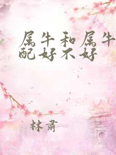 属牛和属牛的婚配好不好