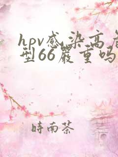 hpv感染高危型66严重吗