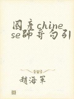 国产chinese帅哥勾引男同性恋guy性视频