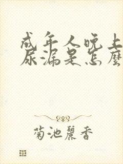 成年人晚上睡觉尿漏是怎么回事