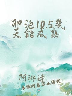 卵泡10.5几天能成熟