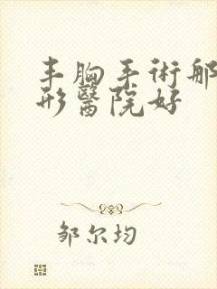 丰胸手术那家整形医院好