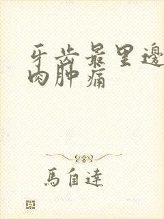 牙齿最里边的软肉肿痛