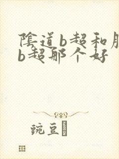 阴道b超和腹部b超那个好