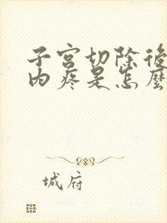 子宫切除后阴道内疼是怎么回事