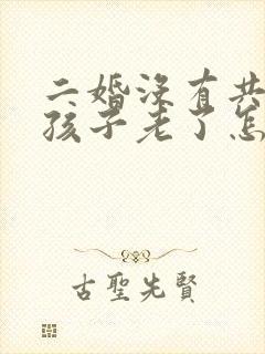 二婚没有共同的孩子老了怎么办