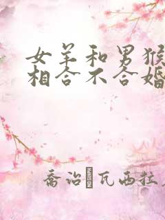 女羊和男猴的属相合不合婚姻