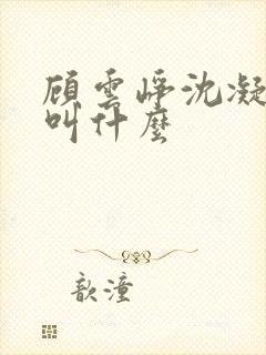 顾云峥沈凝短剧叫什么