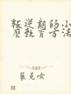 叛逆期的小孩怎么教育方法