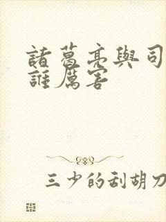 诸葛亮与司马懿谁厉害