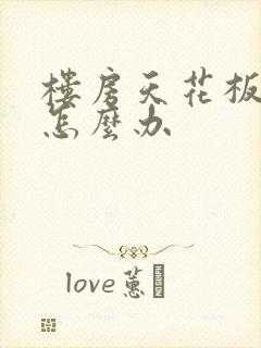 楼房天花板漏水怎么办