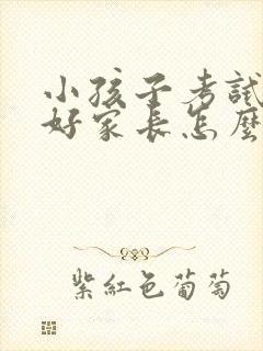 小孩子考试没考好家长怎么鼓励