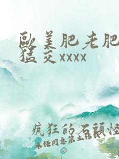 欧美肥老肥婆性猛交xxxx